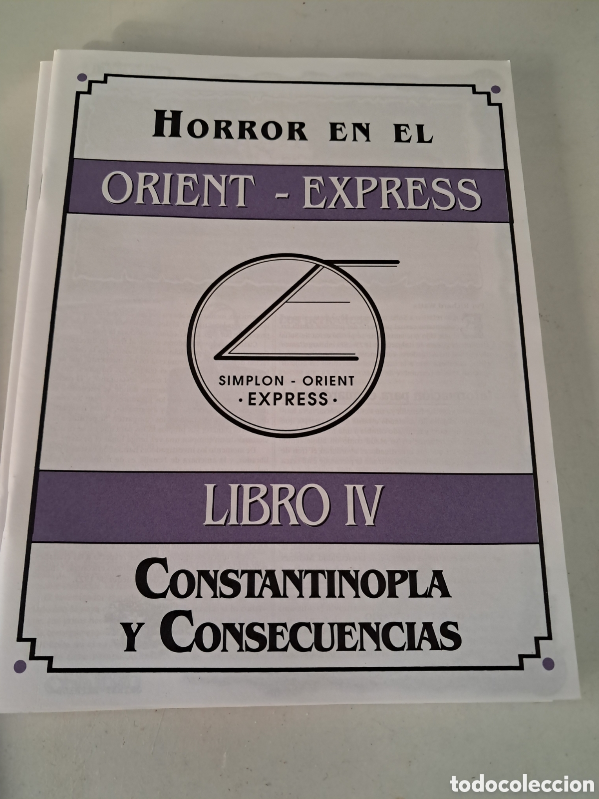 Juegos antiguos: LA LLAMADA DE CTHULHU, HORROR EN EL ORIENT EXPRESS. LA FACTORIA. - Foto 10