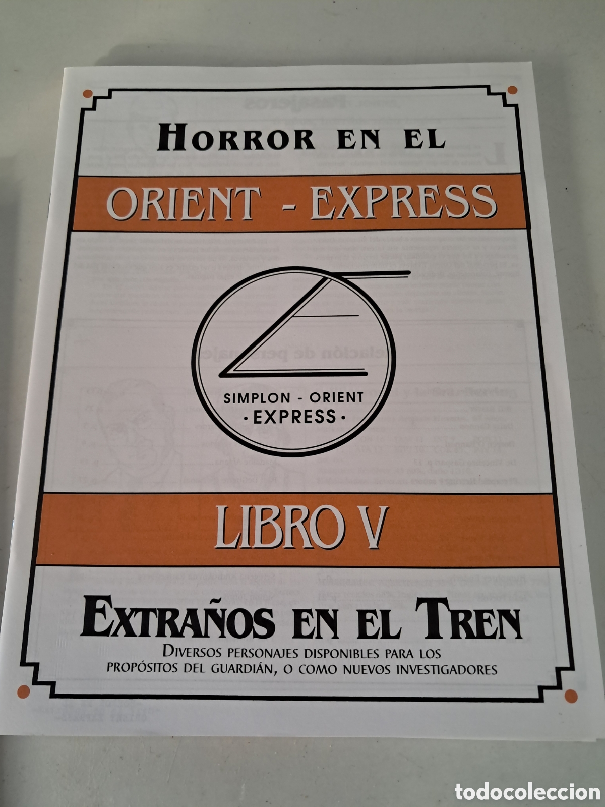 Juegos antiguos: LA LLAMADA DE CTHULHU, HORROR EN EL ORIENT EXPRESS. LA FACTORIA. - Foto 11