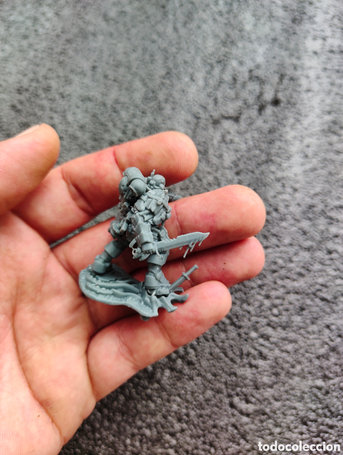 Juegos antiguos: miniatura de resina con base - Foto 4