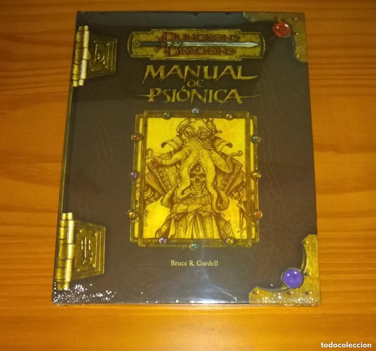 Juegos antiguos: MANUAL DE PSI&Oacute;NICA SUPLEMENTO DUNGEONS & AND DRAGONS JUEGO DE ROL DEVIR PRECINTADO