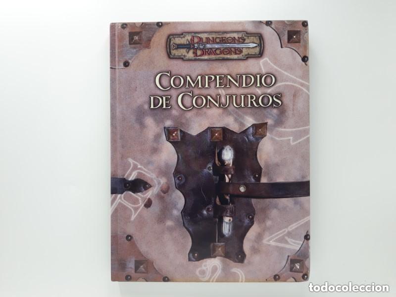 Juegos antiguos: COMPENDIO DE CONJUROS SUPLEMENTO DUNGEONS & AND DRAGONS JUEGO DE ROL DEVIR