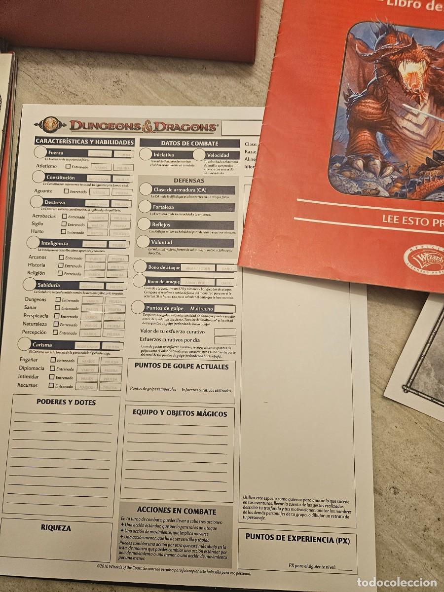 Juegos antiguos: CAJA B&Aacute;SICA DUNGEONS & DRAGONS (DEVIR) - Foto 4