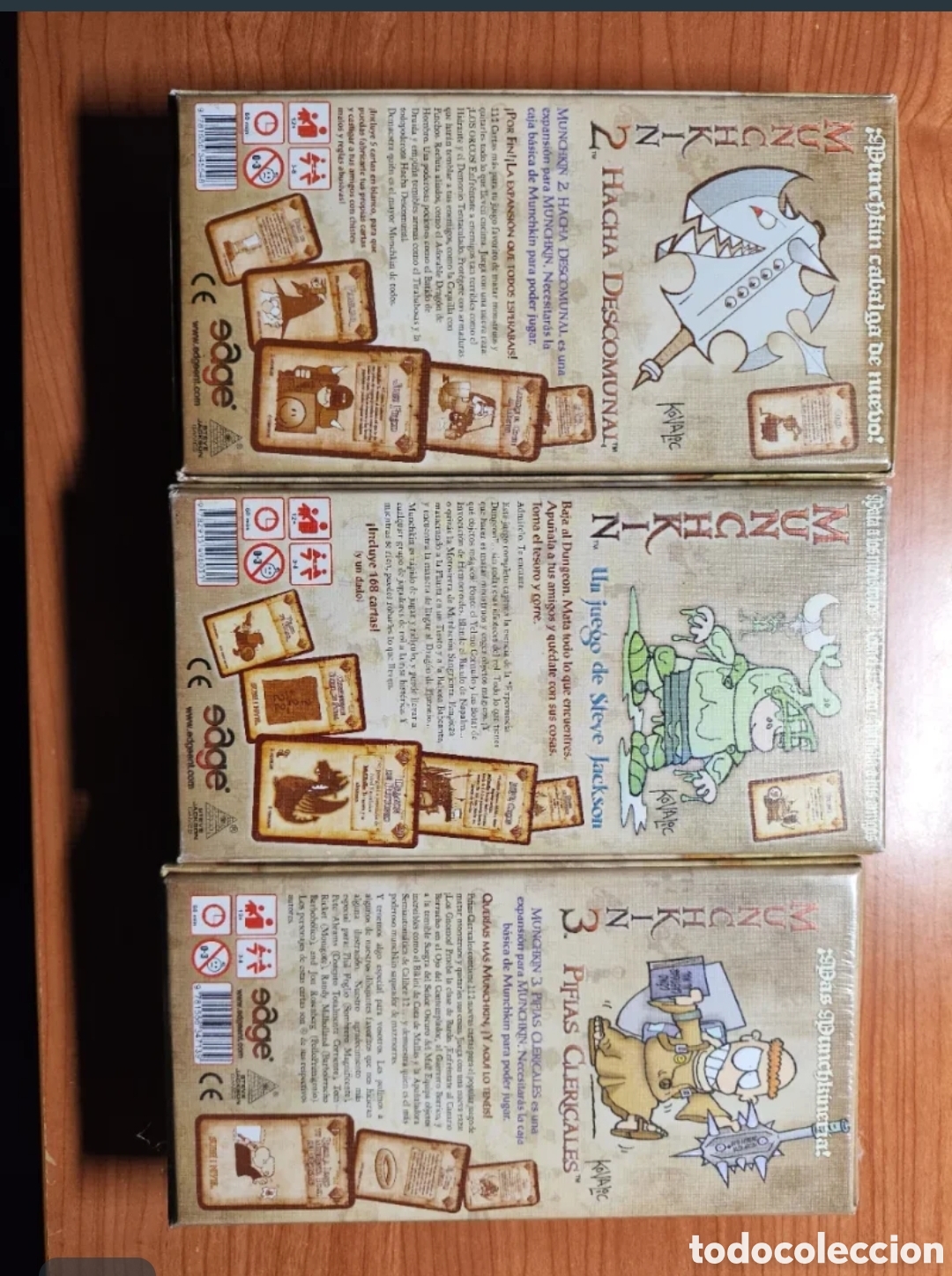 Juegos antiguos: Munchkin b&aacute;sico + expansi&oacute;nes - Foto 2