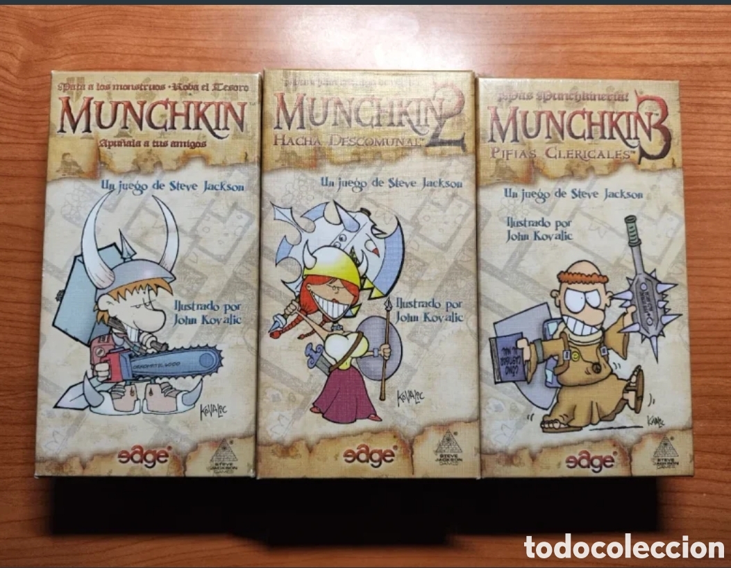 Juegos antiguos: Munchkin b&aacute;sico + expansi&oacute;nes - Foto 1