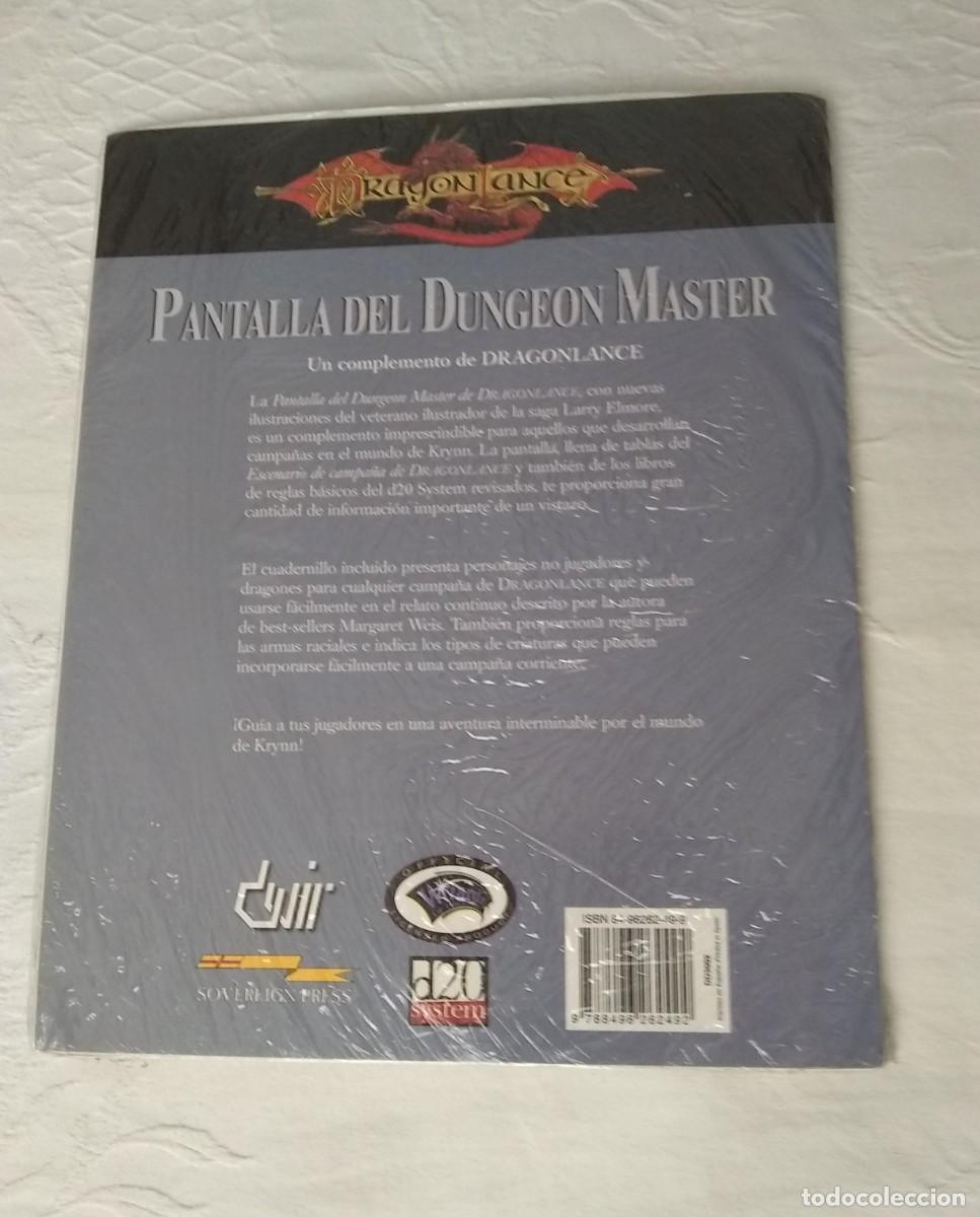 Juegos antiguos: DRAGONLANCE PANTALLA DEL DUNGEON MASTER JUEGO DE ROL DEVIR PRECINTADO - Foto 2
