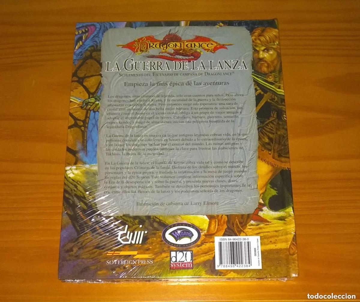 Juegos antiguos: DRAGONLANCE LA GUERRA DE LA LANZA JUEGO DE ROL DEVIR PRECINTADO - Foto 2