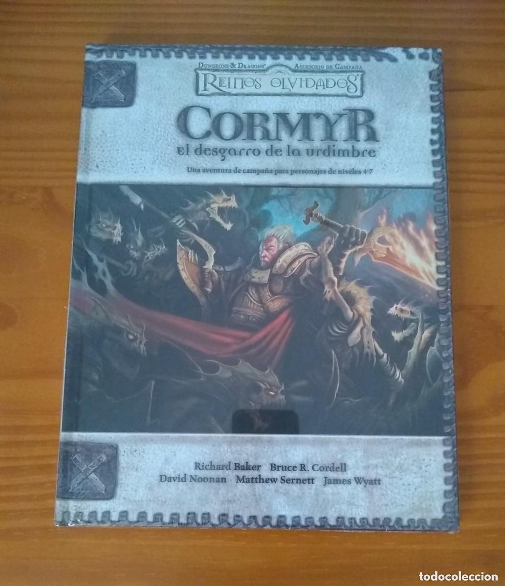 Juegos antiguos: CORMYR EL DESGARRO DE LA URDIMBRE DUNGEONS & AND DRAGONS REINOS OLVIDADOS JUEGO ROL DEVIR PRECINTADO