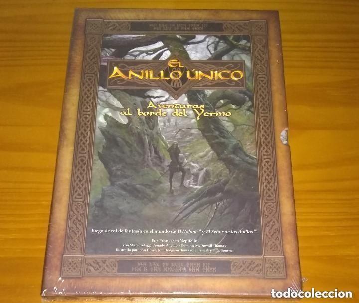 Juegos antiguos: EL ANILLO &Uacute;NICO: AVENTURAS AL BORDE DEL YERMO EL SE&Ntilde;OR DE LOS ANILLOS JUEGO DE ROL DEVIR PRECINTADO