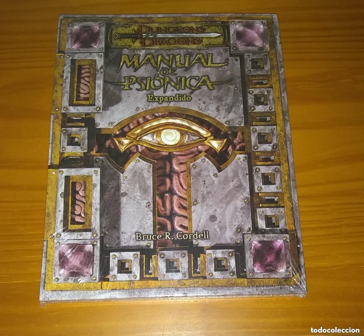 Juegos antiguos: MANUAL DE PSI&Oacute;NICA EXPANDIDO SUPLEMENTO DUNGEONS & AND DRAGONS JUEGO DE ROL DEVIR PRECINTADO