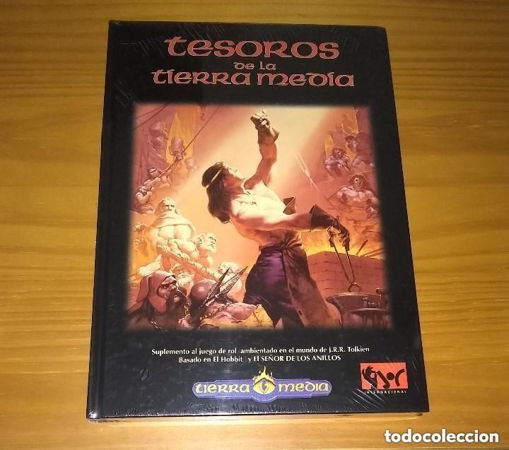 Juegos antiguos: TESOROS DE LA TIERRA MEDIA SUPLEMENTO EL SE&Ntilde;OR DE LOS ANILLOS JUEGO DE ROL JOC PRECINTADO