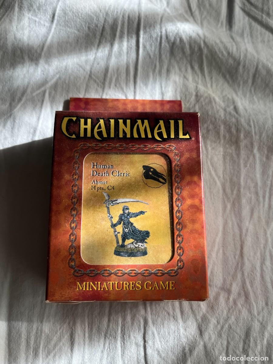 Juegos antiguos: HUMAN DEATH CLERIC - THALOS - DUNGEONS AND DRAGONS CHAINMAIL METAL - KREATEN