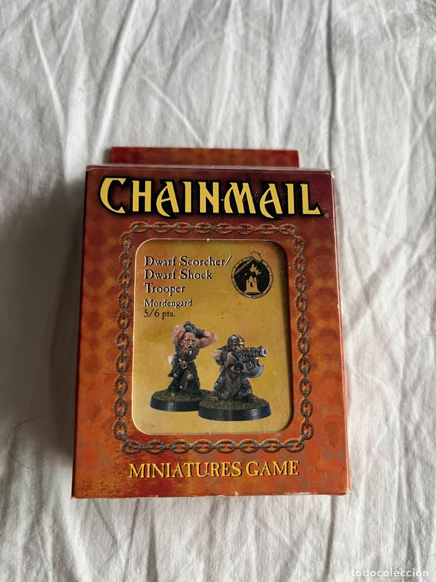 Juegos antiguos: DWARF SCORCHER Y SHOCK TROOPER - MORDENGARD DUNGEONS AND DRAGONS CHAINMAIL METAL - KREATEN