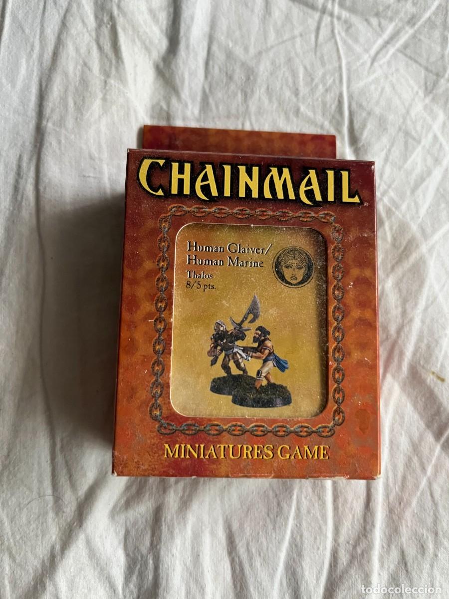 Juegos antiguos: HUMAN GLAIVER Y MARINE - THALOS - MORDENGARD DUNGEONS AND DRAGONS CHAINMAIL METAL - KREATEN