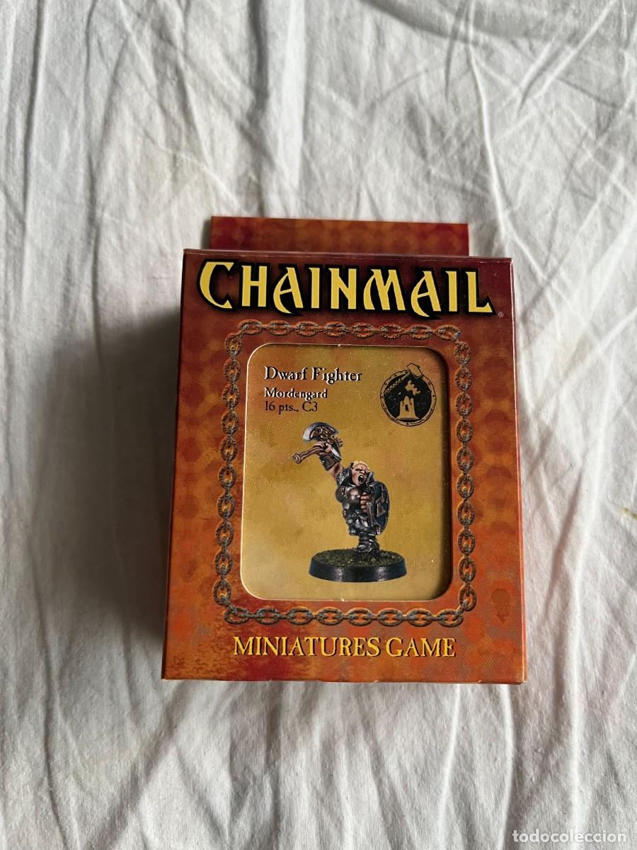 Juegos antiguos: DWARF FIGHTER - MORDENGARD DUNGEONS AND DRAGONS CHAINMAIL METAL - KREATEN