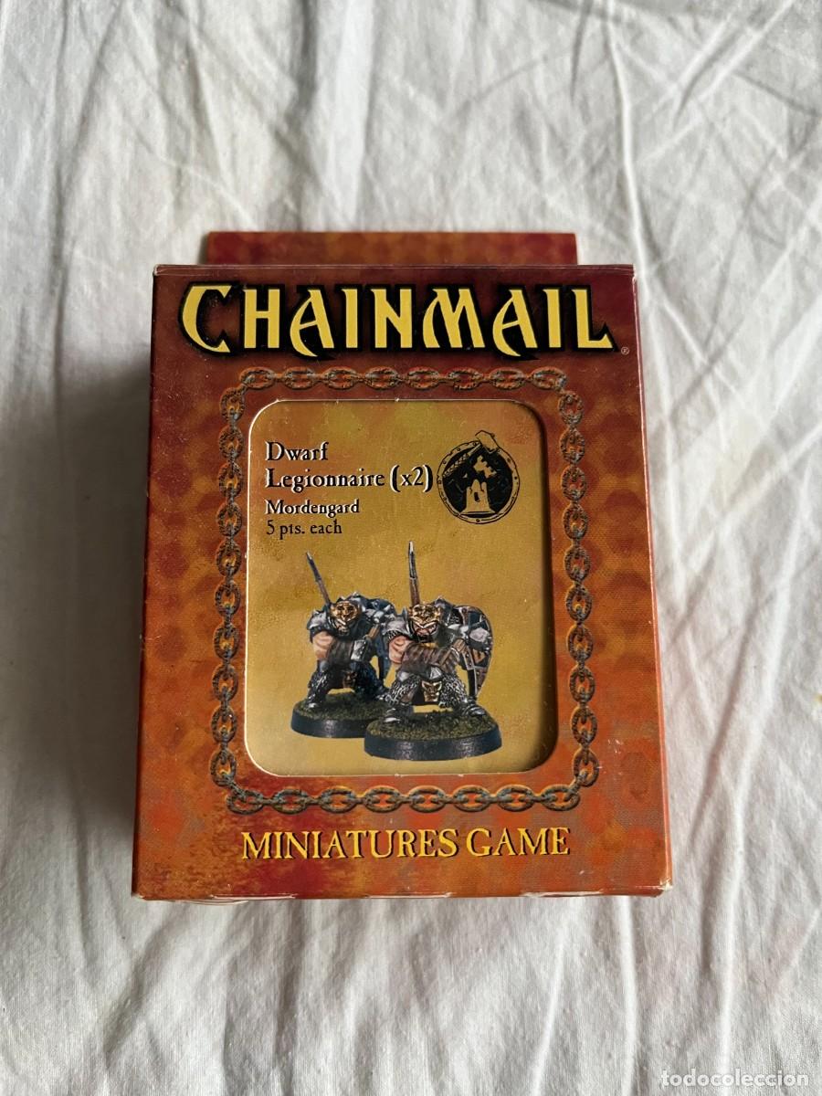 Juegos antiguos: DWARFT LEGIONNAIRE X2 - MORDENGARD - DUNGEONS AND DRAGONS CHAINMAIL METAL - KREATEN