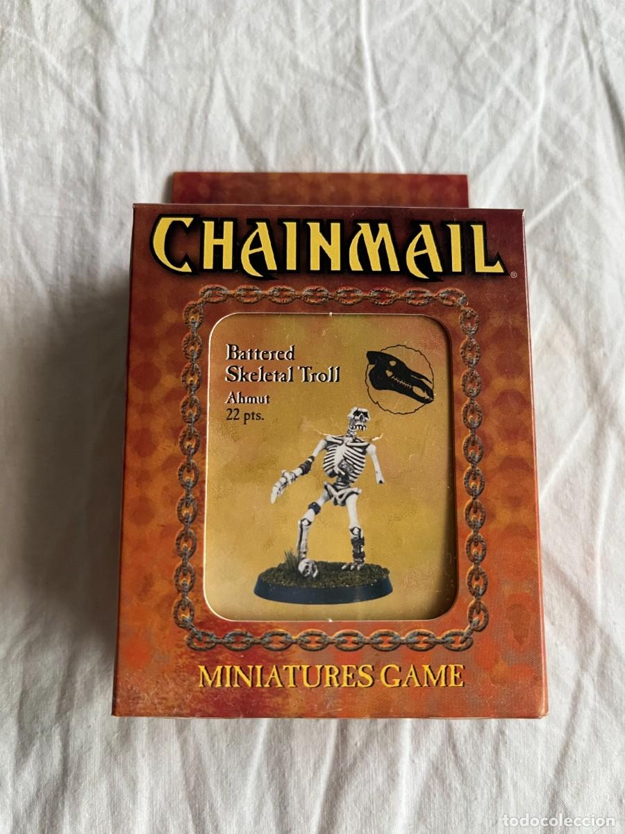 Juegos antiguos: BATTERED SKELETAL TROLL - AHMUT - - DUNGEONS AND DRAGONS CHAINMAIL METAL - KREATEN