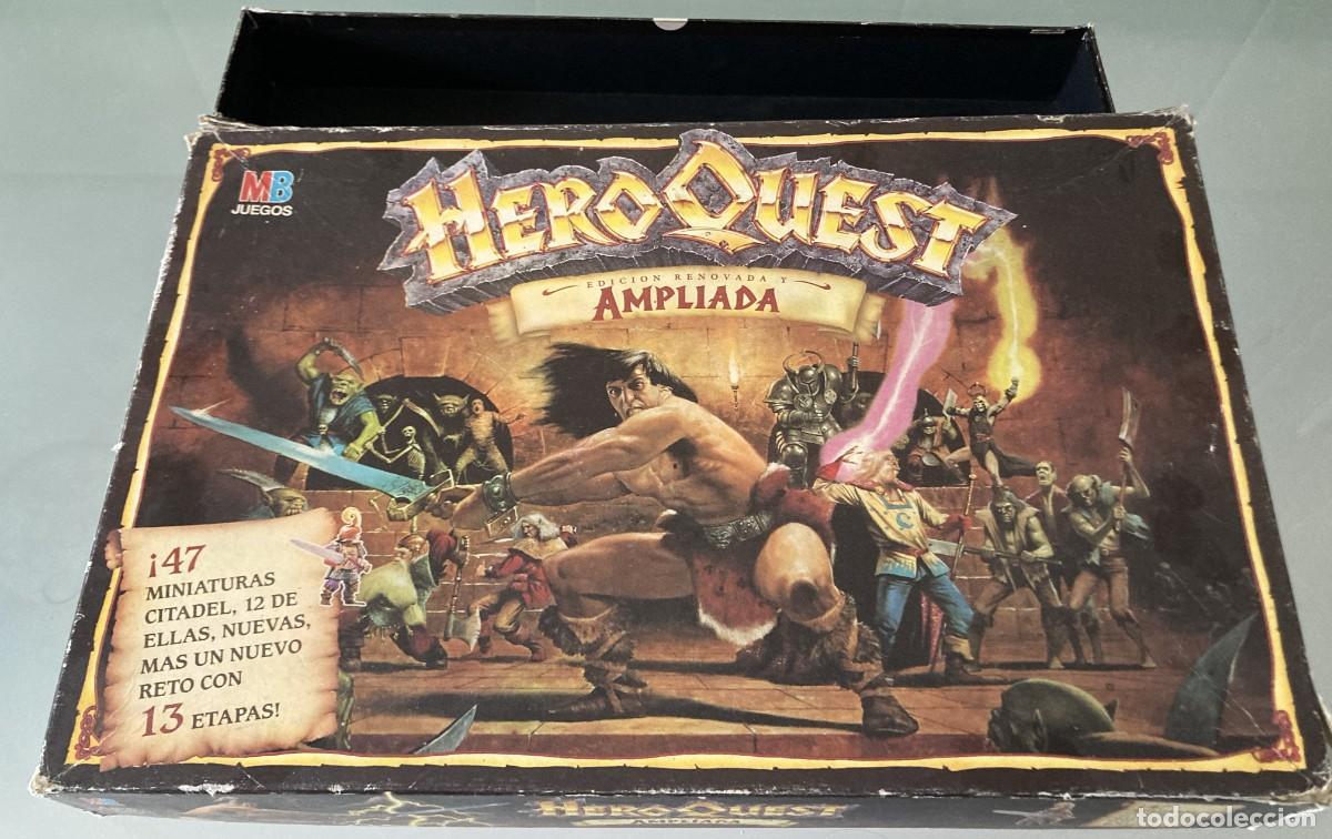 Juegos antiguos: SOLO CAJA VAC&Iacute;A / JUEGO DE MESA HEROQUEST EDICION AMPLIADA - MB JUEGOS - HERO QUEST