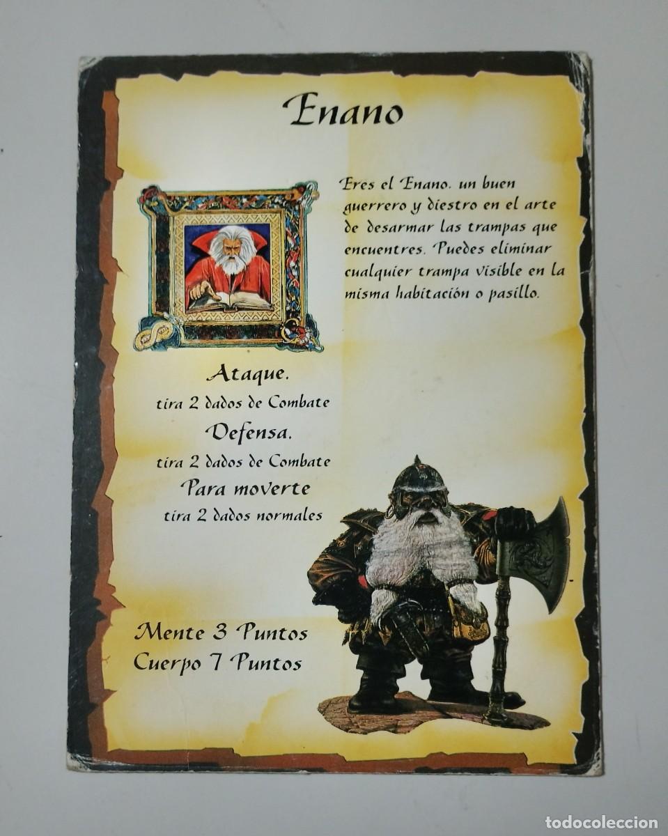 Juegos antiguos: Enano Tarjeta Juego de Mesa Heroquest Hero Quest
