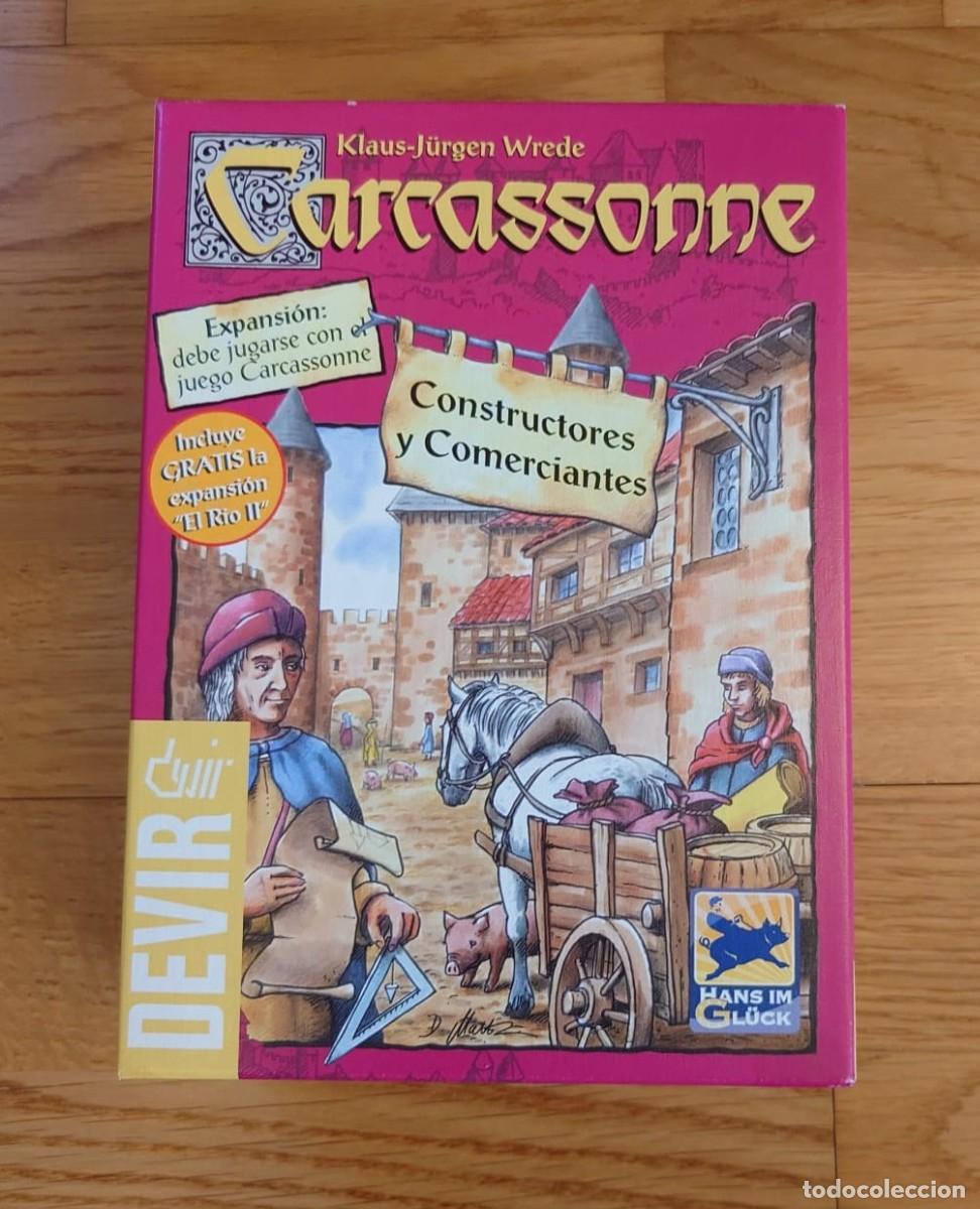 Juegos antiguos: Carcassone Ampliaci&oacute;n Constructores y Comerciantes - Foto 2