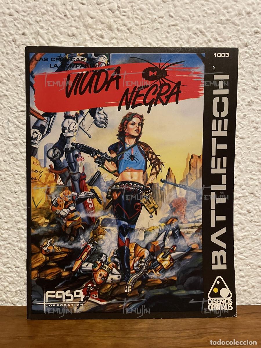 Juegos antiguos: BATTLETECH - CRONICAS DE LA COMPA&Ntilde;&Iacute;A DE LA VIUDA NEGRA - DISE&Ntilde;OS ORBITALES - JUEGO DE ROL