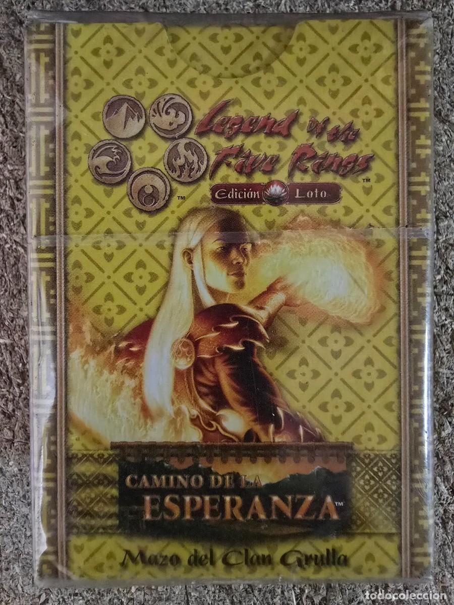 Juegos antiguos: Legend of the Five Rings.Camino de La Esperanza.Mazo Del Clan Grulla.AEG 14041