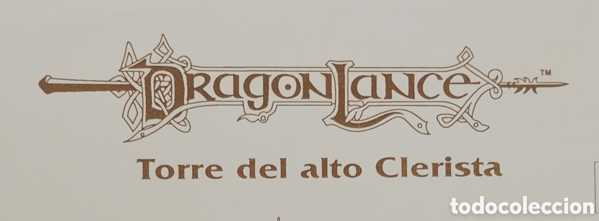 Juegos antiguos: Dragonlance Mapa Torre del Alto Clerista - Foto 3