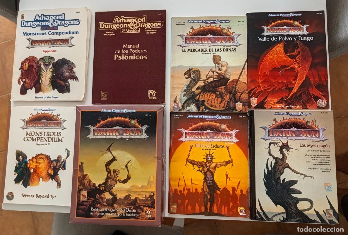 Juegos antiguos: COLECCI&Oacute;N DARK SUN - ADVANCED DUNGEONS AND DRAGONS - JUEGO DE ROL