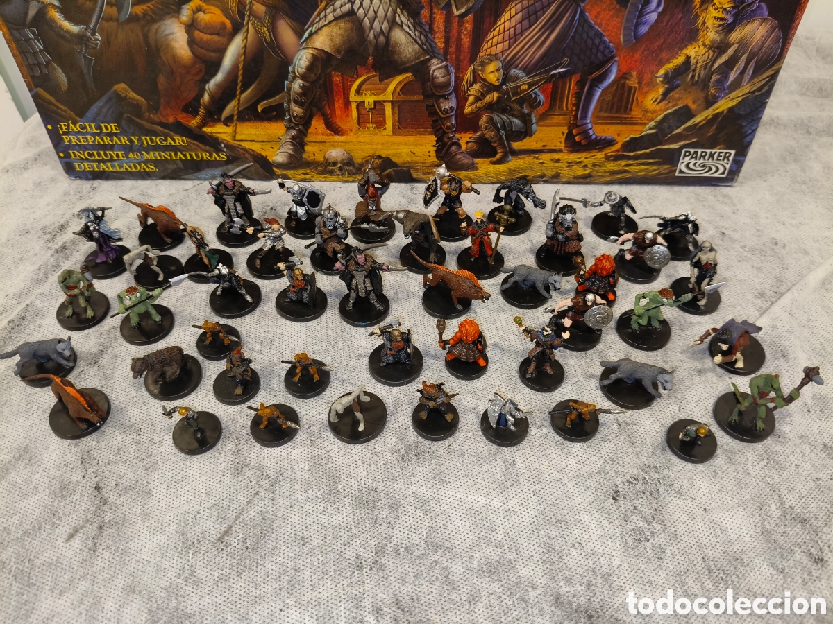 Juegos antiguos: Lote figuras DUNGEONS AND DRAGONS D&D WIZARDS 2003 (Leer)