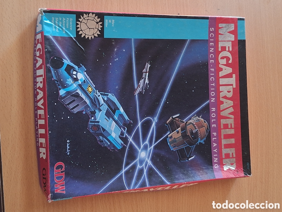 Juegos antiguos: Caja vac&iacute;a Mega Traveller . Role playing .