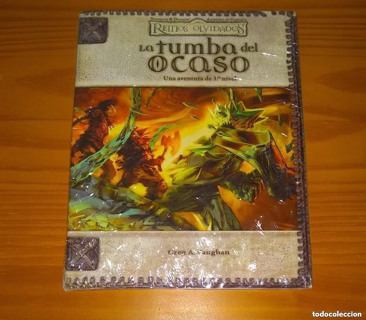Juegos antiguos: LA TUMBA DEL OCASO DUNGEONS & AND DRAGONS REINOS OLVIDADOS JUEGO DE ROL DEVIR PRECINTADO