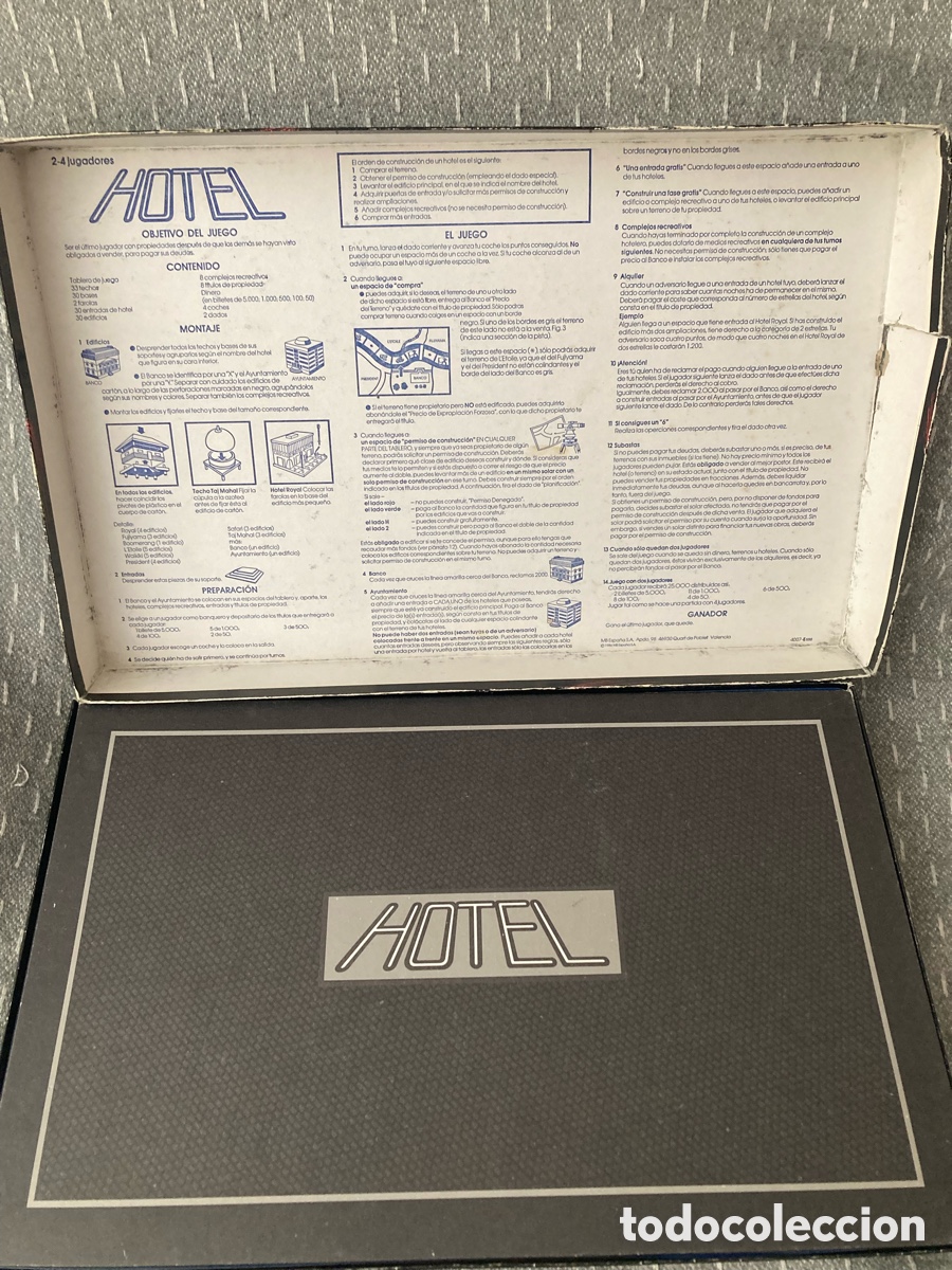 Juegos antiguos: Juego De Mesa Hotel a&ntilde;o 87 - Foto 2