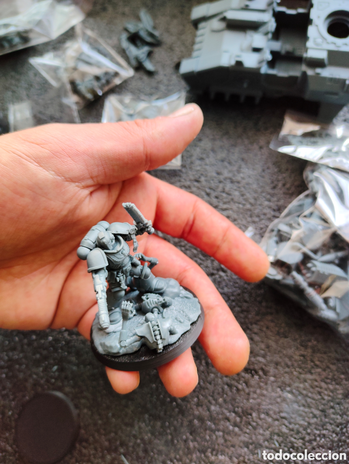 Juegos antiguos: miniatura con base de resina - Foto 3