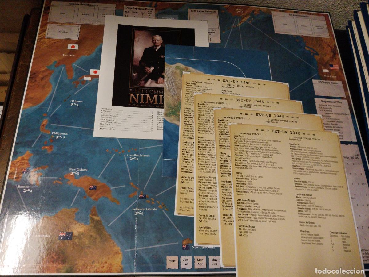 Juegos antiguos: wargame fleet commader Nimitz - Foto 2