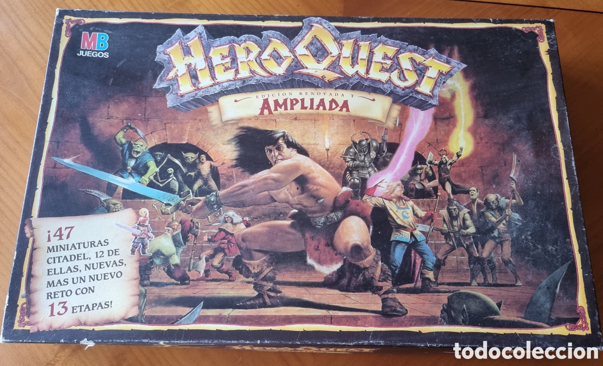 Giochi Antichi: Juego de mesa rol Hero Quest original Juegos MB leed descripci&oacute;n