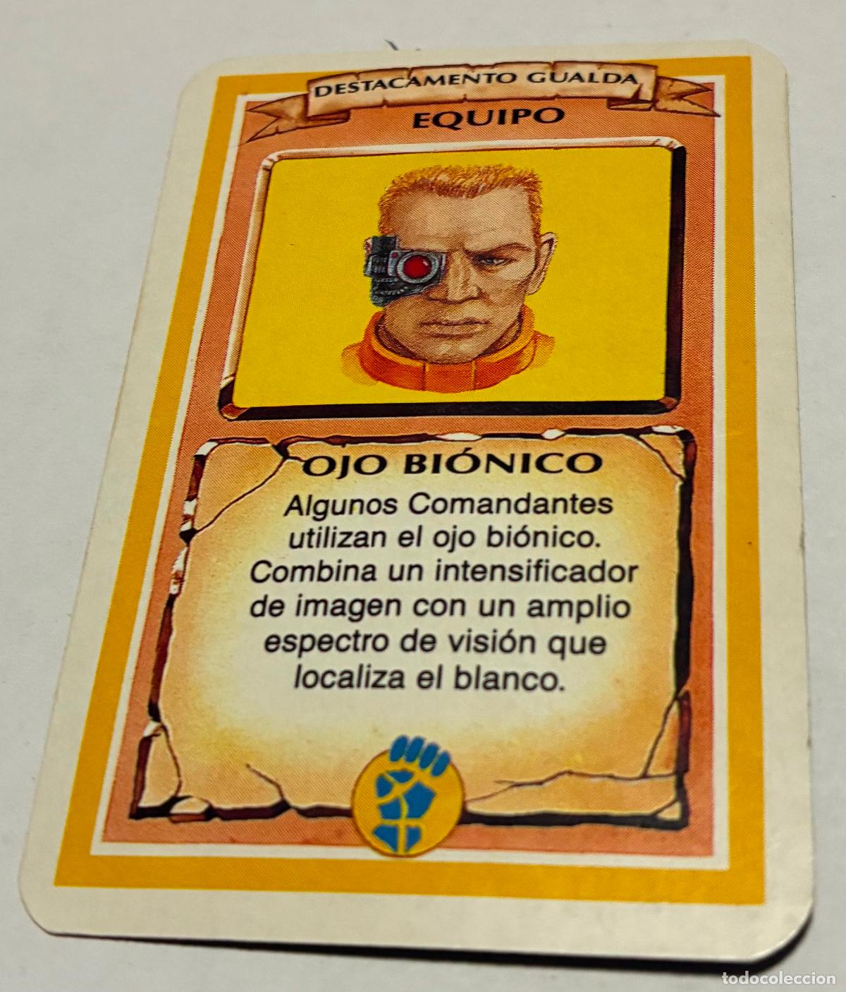 Giochi Antichi: CARTA EQUIPO OJO BIONICO, JUEGO CRUZADA ESTELAR ROL