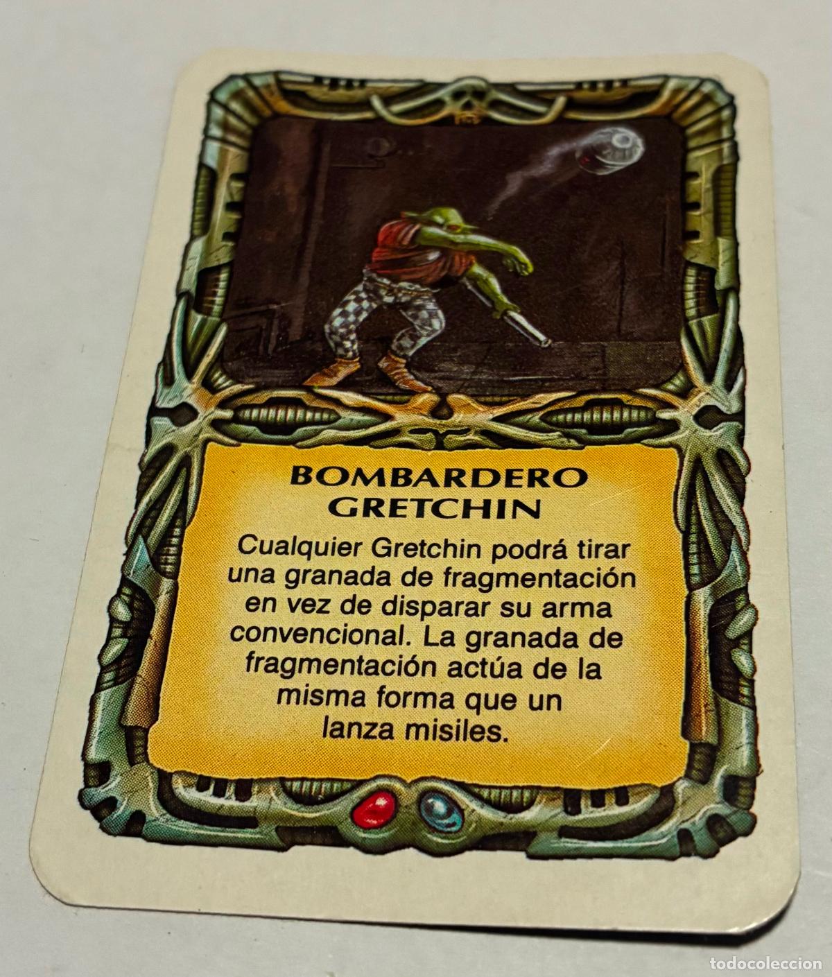 Giochi Antichi: CARTA BOMBARDERO GRETCHIN , JUEGO CRUZADA ESTELAR ROL