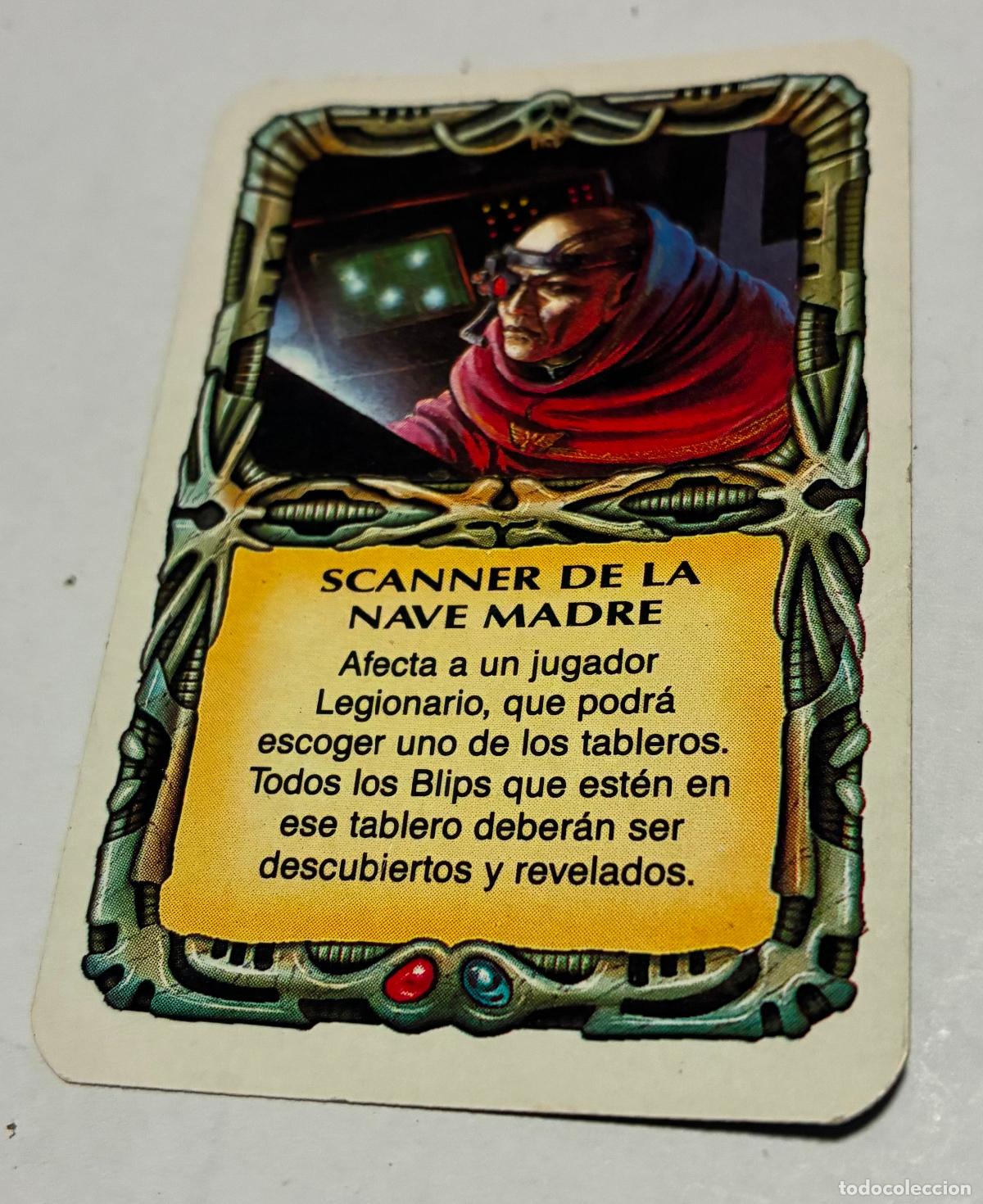 Giochi Antichi: CARTA SCANNER DE LA NAVE MADRE, SUCESOS ALIEN, JUEGO CRUZADA ESTELAR MB, ROL