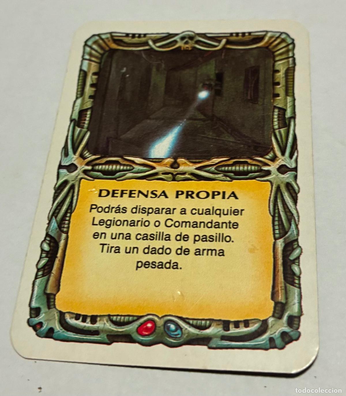Giochi Antichi: CARTA DEFENSA PROPIA, SUCESOS ALIEN, JUEGO CRUZADA ESTELAR MB, ROL