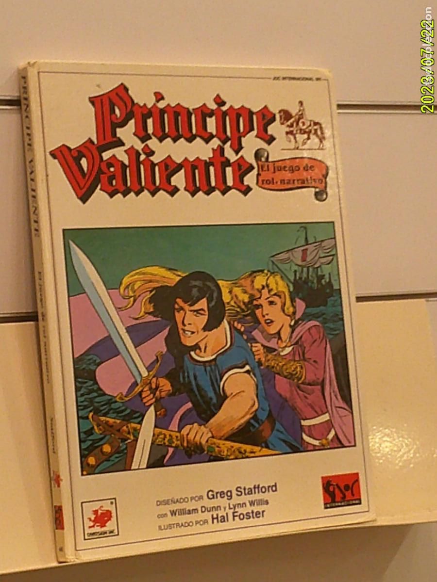 Jogos Antigos: PRINCIPE VALIENTE EL JUEGO DE ROL NARRATIVO ILUSTRADO POR HAL FOSTER - 1990 JOC INTERNACIONAL