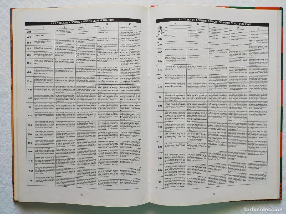 Juegos antiguos: ROLEMASTER. Manual de Combate. Ref. 3102 - JOC Internacional 1993 - Foto 10