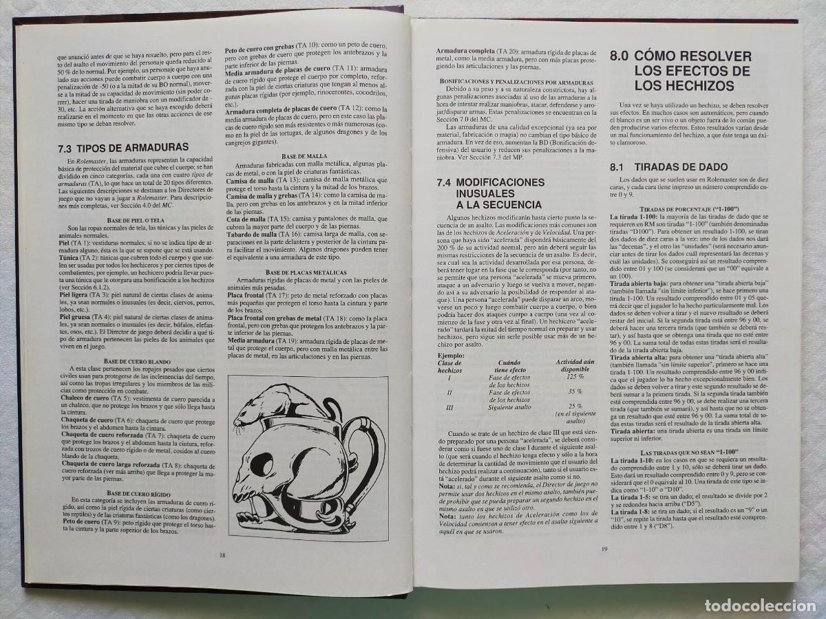 Juegos antiguos: ROLEMASTER. Manual de Hechizos. Ref. 3103 - JOC Internacional 1993 - Foto 5