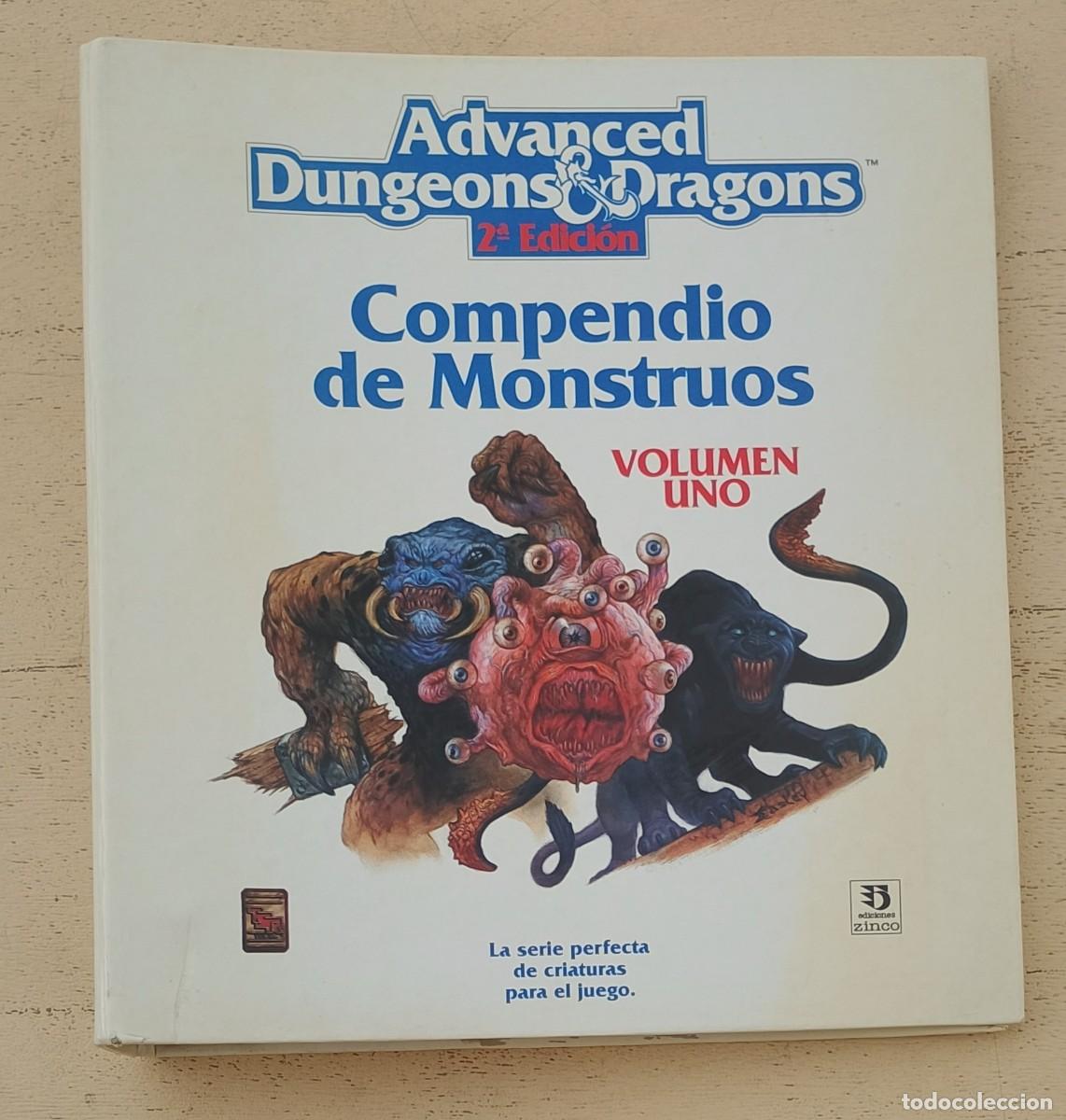 Juegos antiguos: Advanced Dungeons & Dragons Archivador Compendio de Monstruos - Foto 1