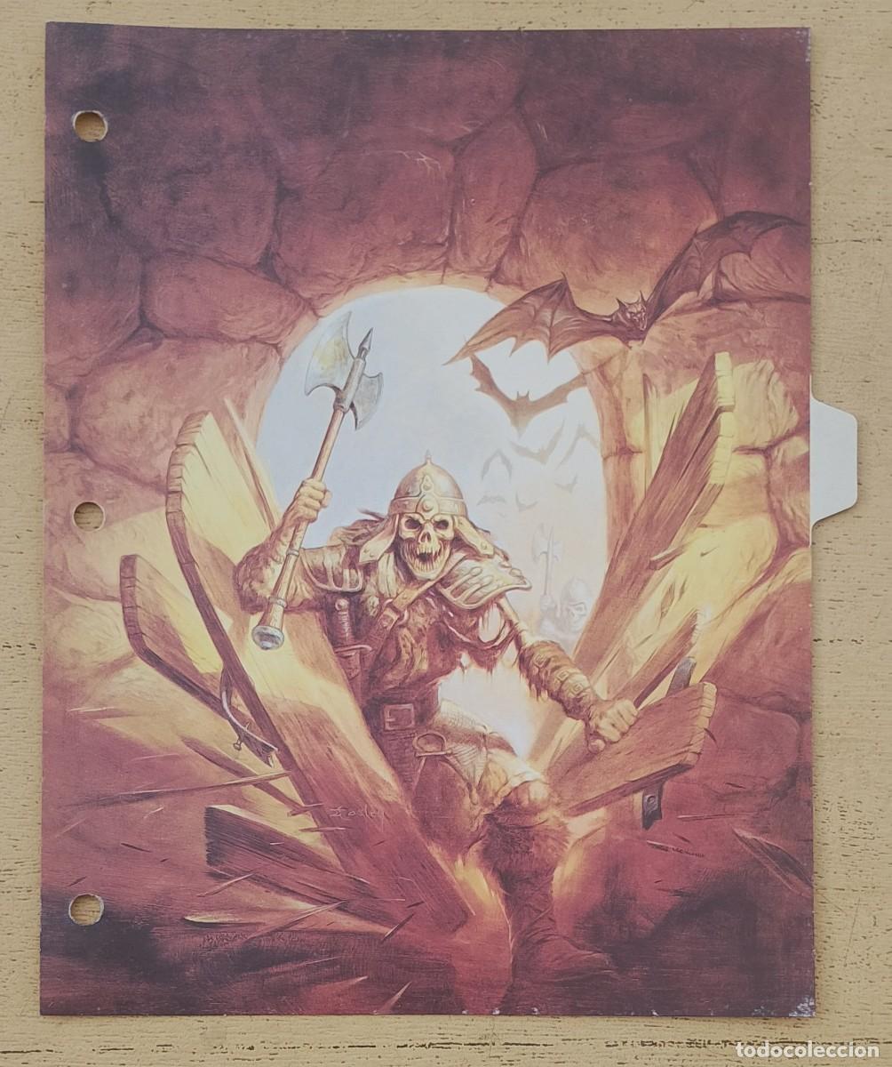 Juegos antiguos: Advanced Dungeons & Dragons Separador Compendio de Monstruos