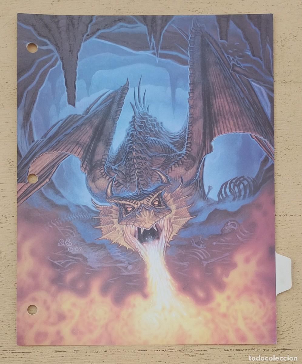 Juegos antiguos: Advanced Dungeons & Dragons Separador Compendio de Monstruos