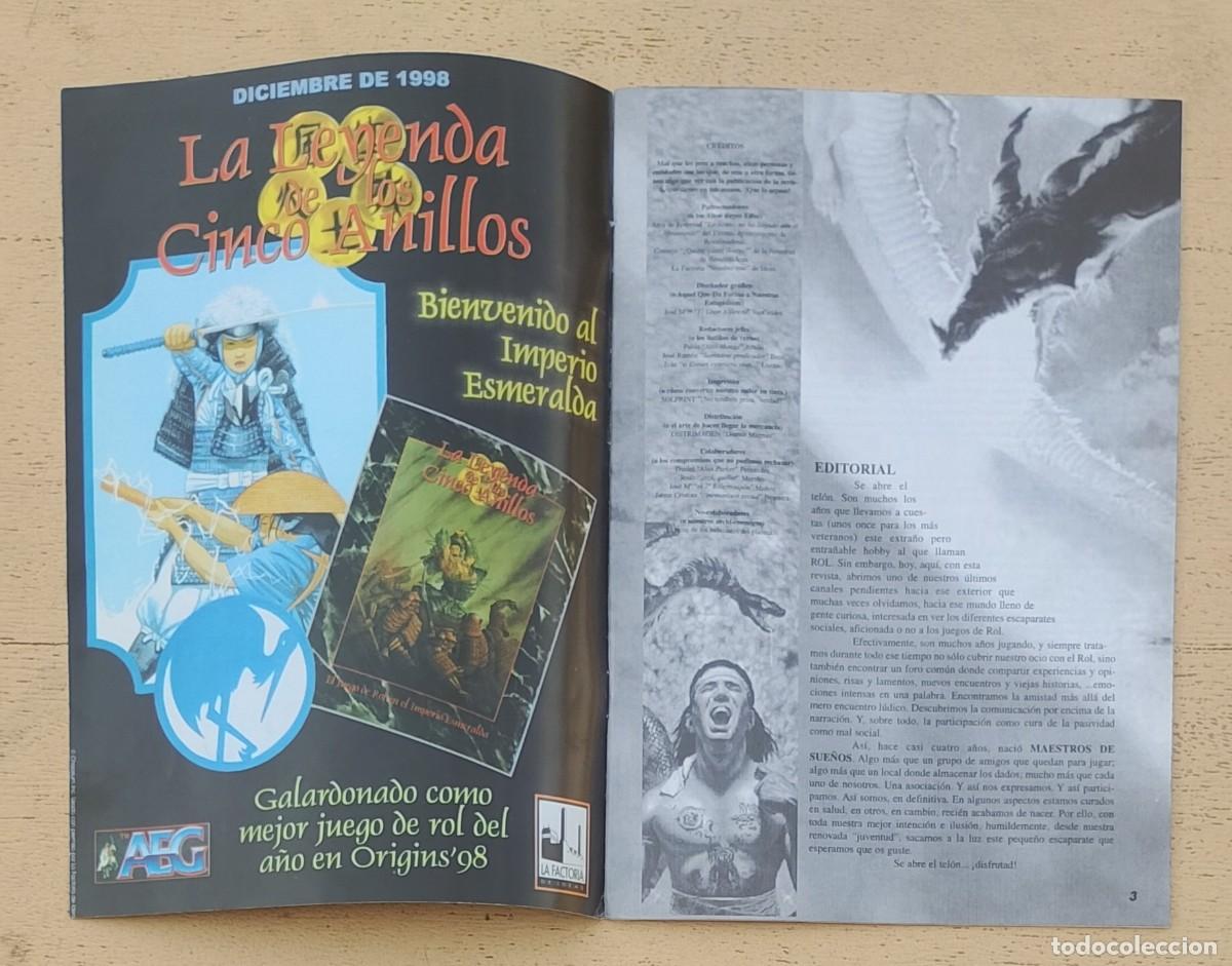 Juegos antiguos: Maestros de Sue&ntilde;os Revista de Rol Independiente - Foto 3