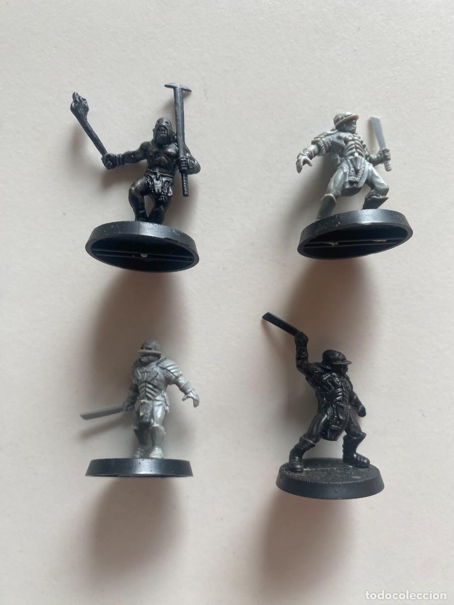 Juegos antiguos: 4 Miniaturas Uruk-hai de Isengard (ESDLA)