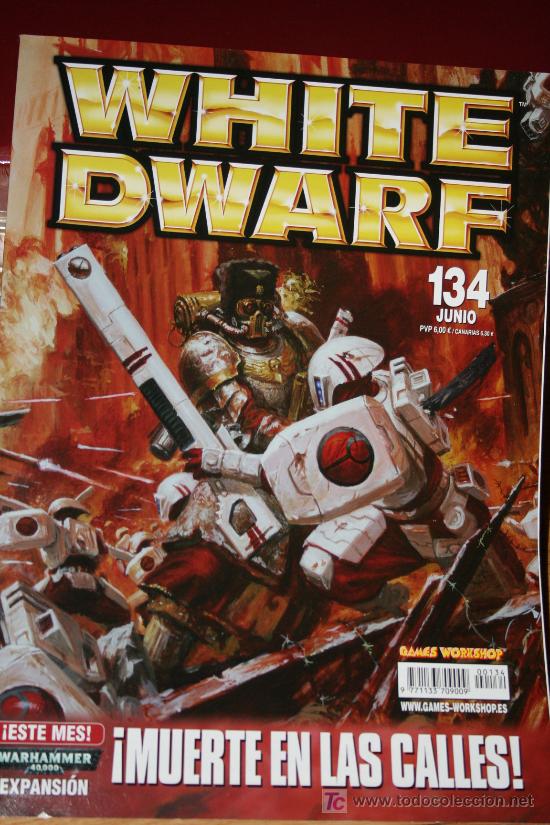 Juegos antiguos: WHITE DWARF. Revista warhammer. n&ordm; 134 - Foto 1