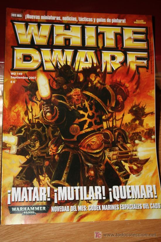 Juegos antiguos: WHITE DWARF. Revista warhammer. n&ordm; 149 - Foto 1