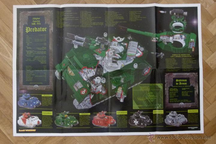 Juegos antiguos: POSTER DE WARHAMMER 40000 PREDATOR CARTEL - Foto 1