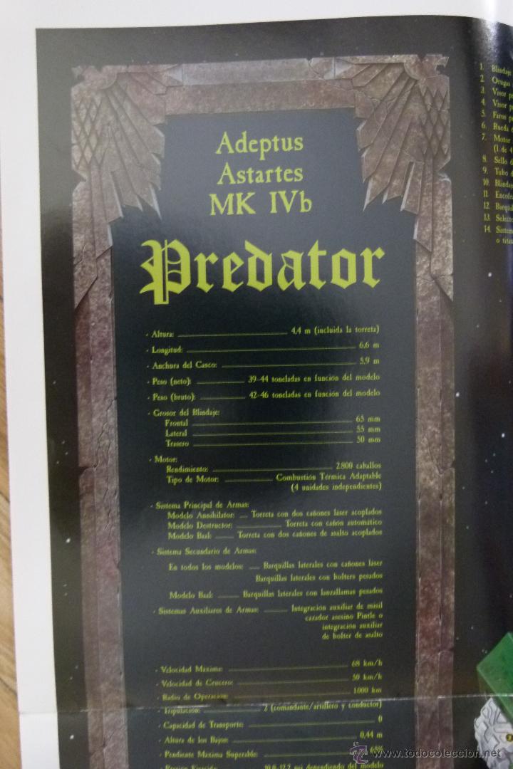 Juegos antiguos: POSTER DE WARHAMMER 40000 PREDATOR CARTEL - Foto 3